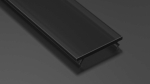 LUMINES BASIC cover PMMA black 3 m